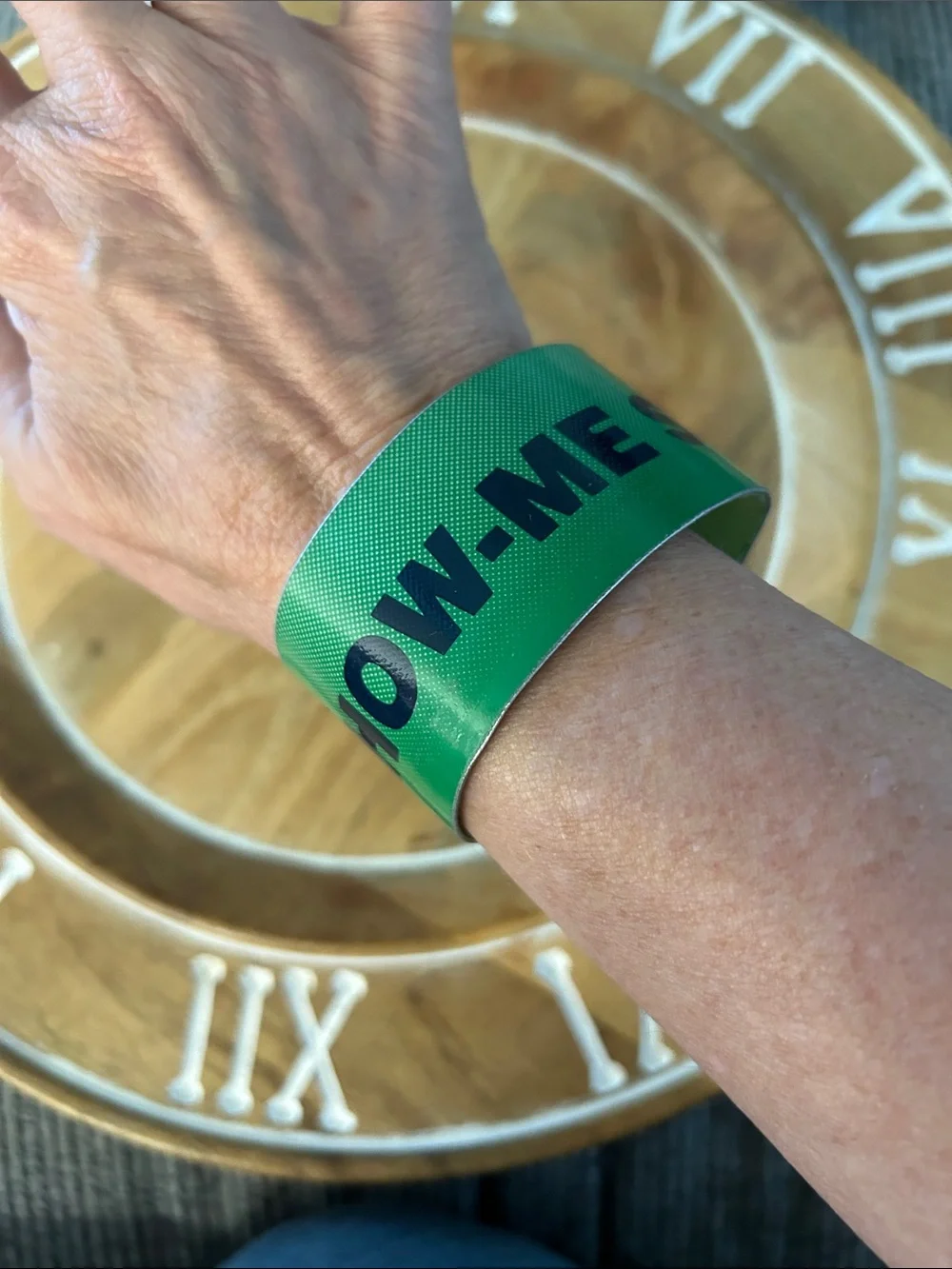 License plate Wristband Cuff Show Me State NEW handmade soft t-shirt interior OS